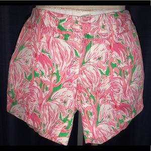Lilly Pulitzer Callahan flamingo shorts